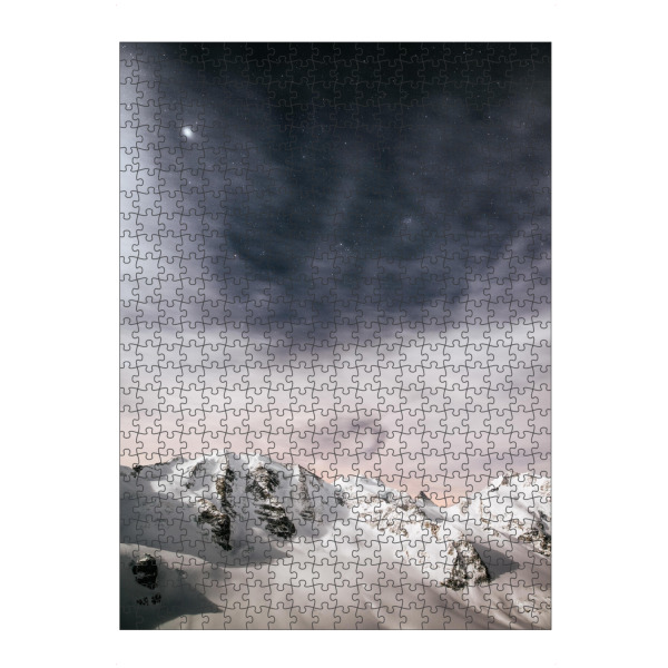 artboxONE Puzzle "Piz Palü in moonlight" artboxONE - Natur