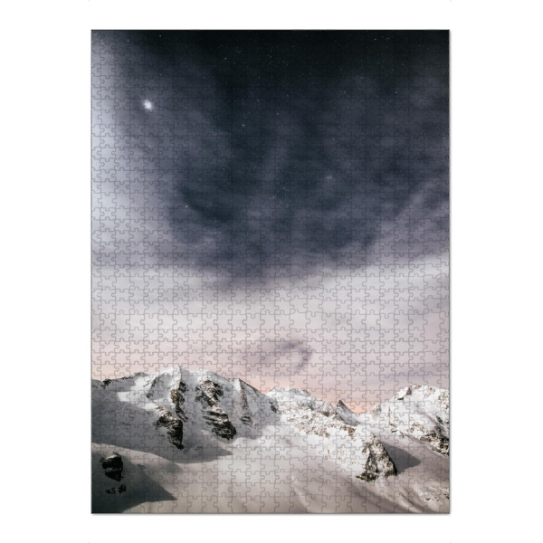 Puzzle Ravensburger "Piz Palü in moonlight" artboxONE - Natur