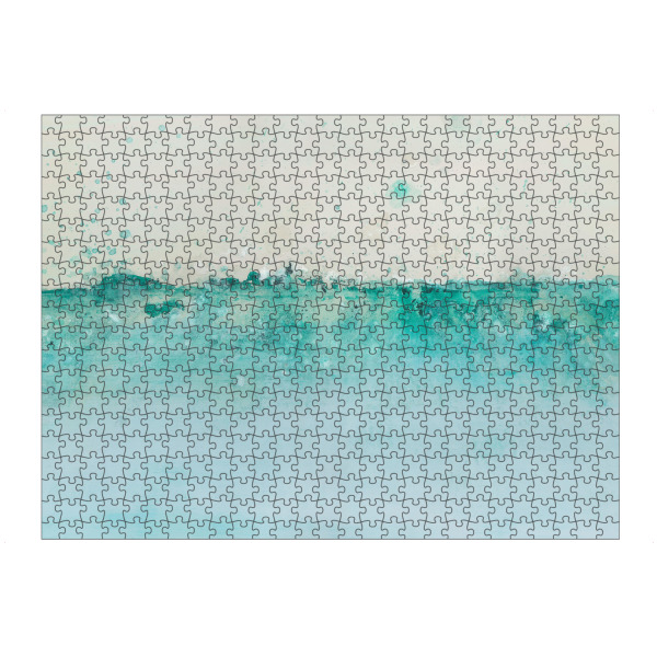 artboxONE Puzzle "Ægir" artboxONE - Natur,Abstrakt - Sea,Water,Ink,Minimalist,Reductivist,Calm - Bild sea