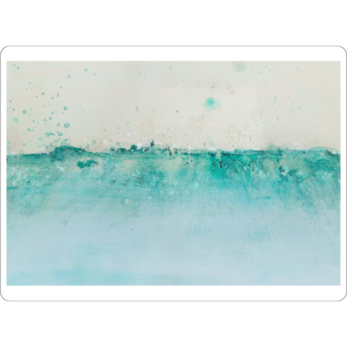 Tischset "Ægir" artboxONE - Natur,Abstrakt - Sea,Water,Ink,Minimalist,Reductivist,Calm - Bild sea