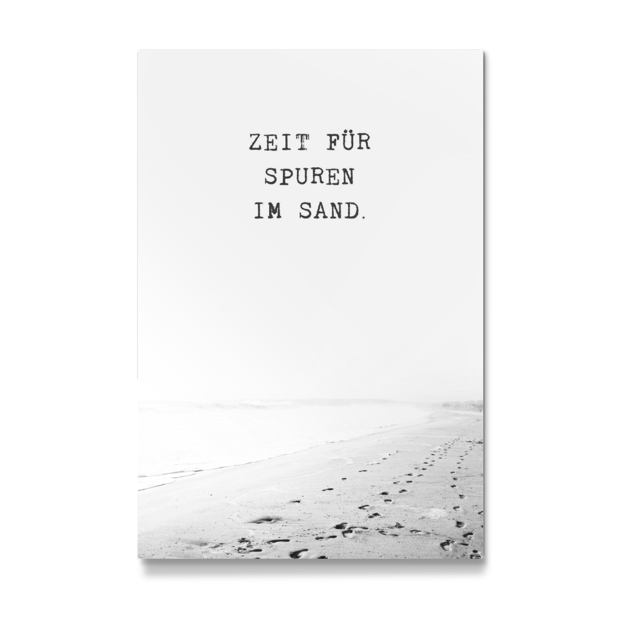 Galerie-Print "Zeit für Spuren im Sand" 75x50 cm artboxONE