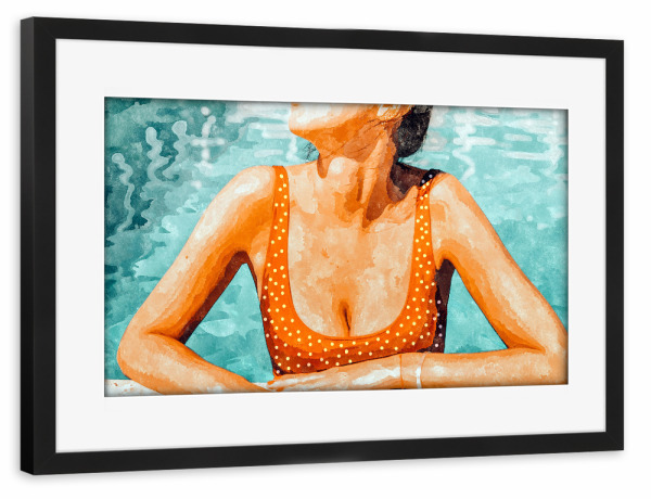 Poster mit Rahmen schwarz "Mi Bebida Por Favor | Modern" artboxONE - Menschen,Fashion