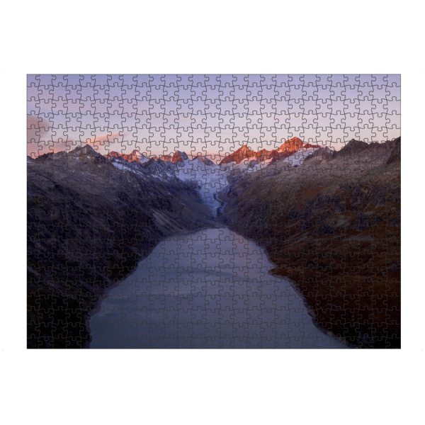 Puzzle Ravensburger "Aerial view of Grimsel Oberaar" artboxONE - Natur