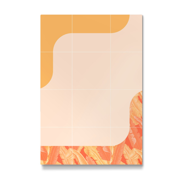 Galerie-Print "Mid-Century Tropical Orange Way" 30x20 cm artboxONE