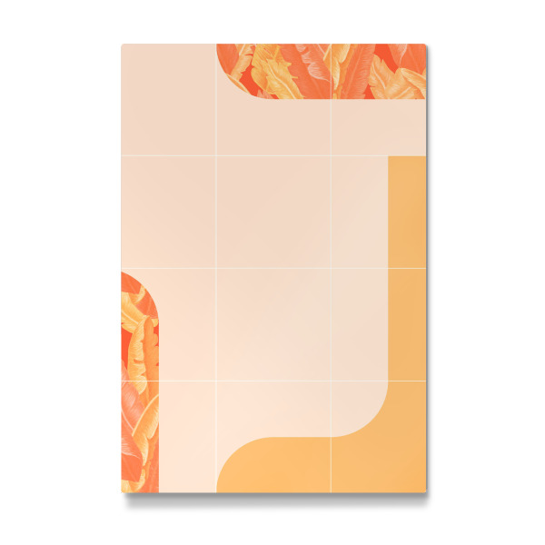 Galerie-Print "Mid-Century Tropical Orange Mood" 30x20 cm artboxONE