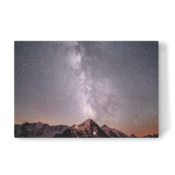 Leinwandbild "Eiger Galaxy" artboxONE - Natur,Galaxy
