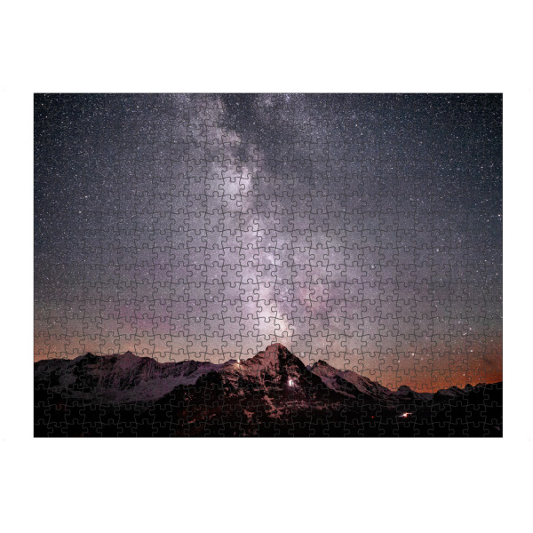 Puzzle Ravensburger "Eiger Galaxy" artboxONE - Natur,Galaxy