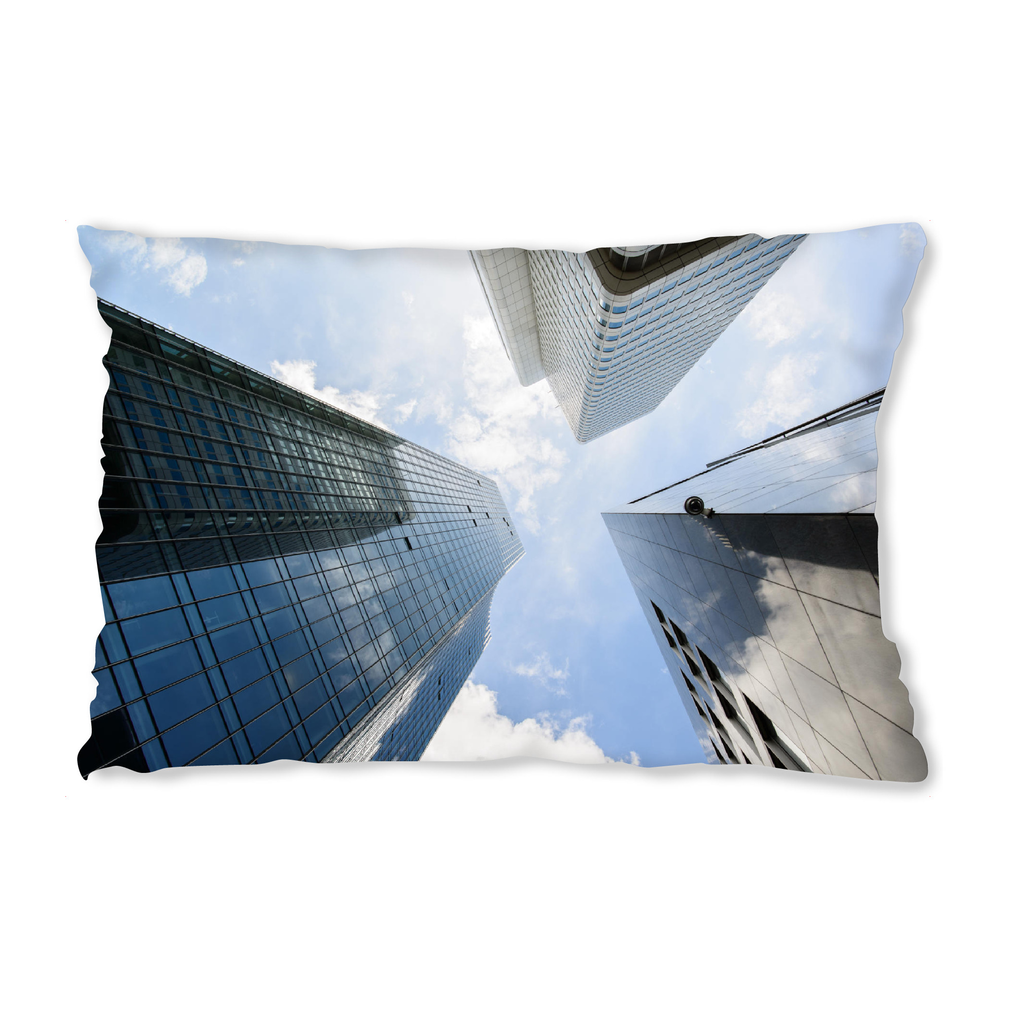 Design-Kissen "Skyscrapers in Frankfurt" artboxONE - Architektur