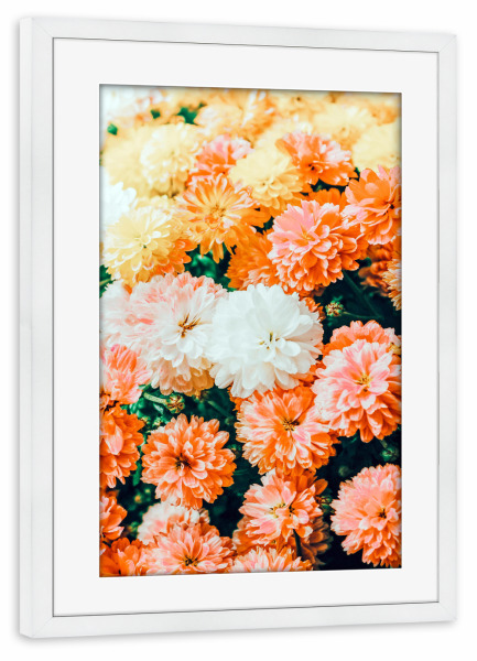 Poster mit Rahmen weiß "Garden Song" artboxONE - Natur,Floral