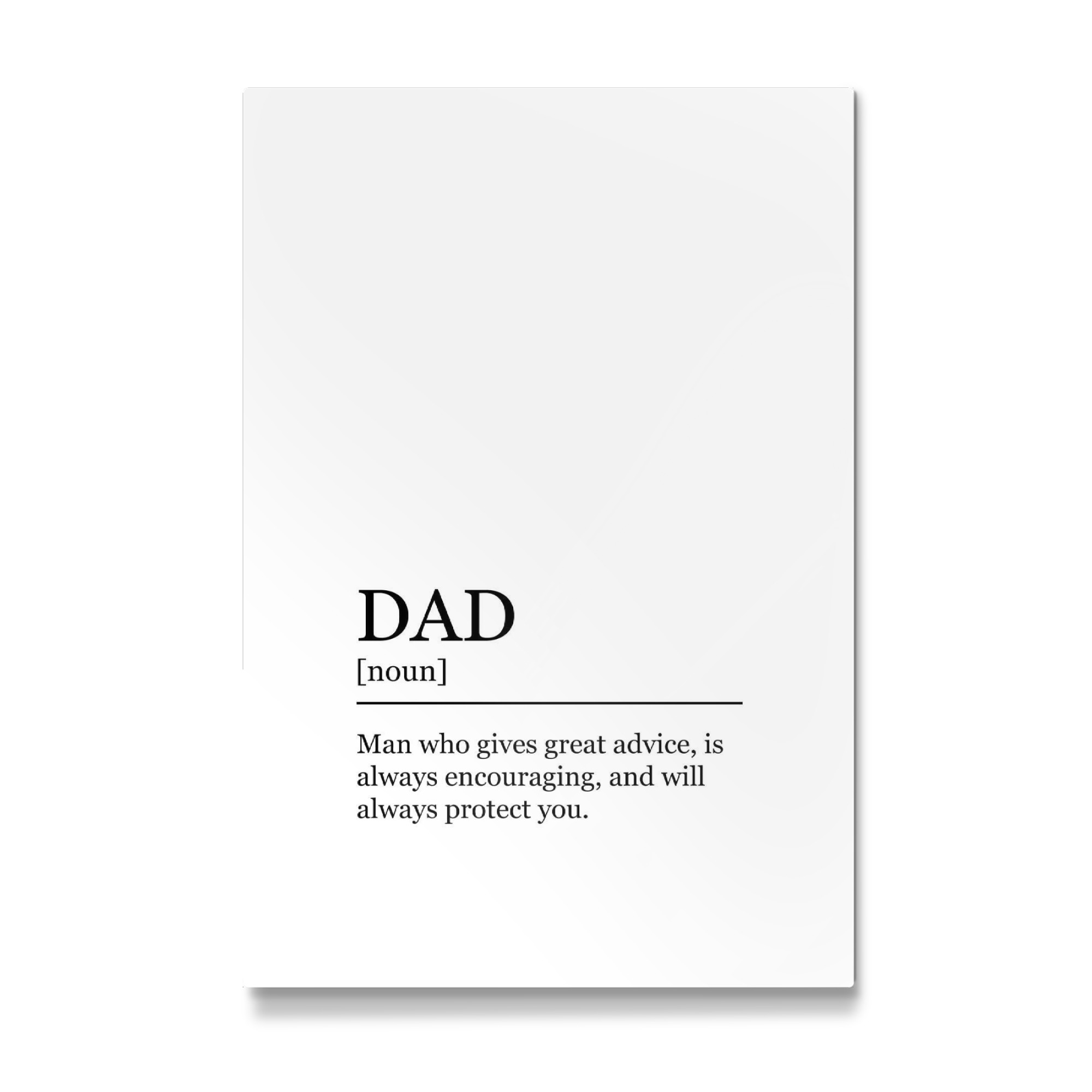 Galerie-Print "Definition Dad I" 75x50 cm artboxONE
