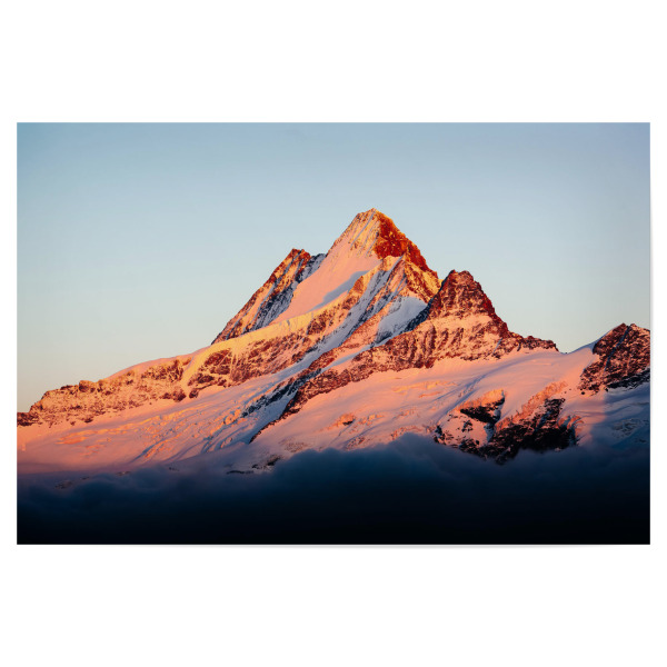 Poster 30x20 cm "Schreckhorn" artboxONE - Natur