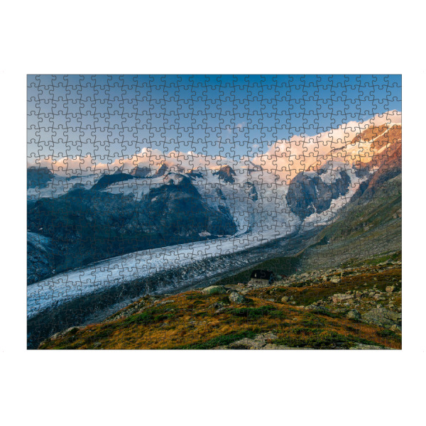 Puzzle Ravensburger "Panorama of Morteratsch glacier" artboxONE - Natur