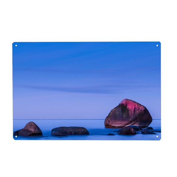 Metall Poster "Baltic Rock" artboxONE - Natur