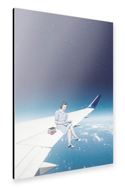 Alu-Dibond "Mentally somewhere else" 30x20 cm artboxONE