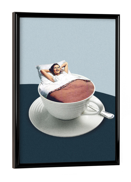 Poster mit schwarzem Rahmen "Morning rituals" artboxONE - Fiktion