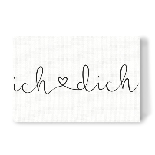 Ich liebe dich - Schreibschrift