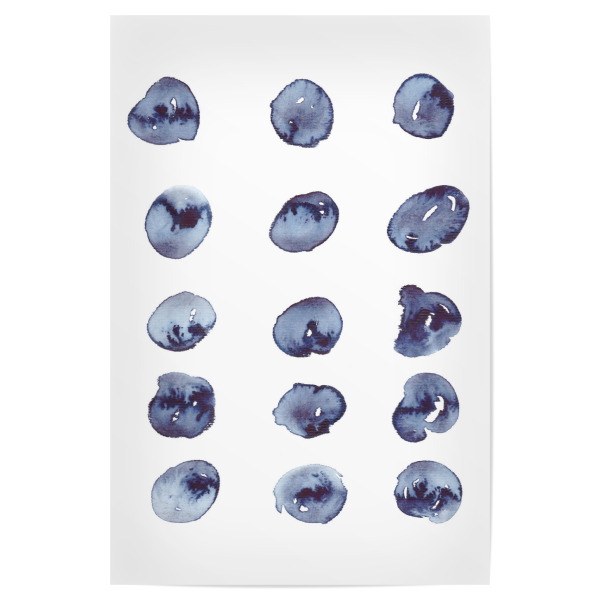 Poster 30x20 cm "Cyra no.One" artboxONE - Abstrakt - Gold,Kupfer,Muster,Abstrakt,Juno,Cyra,Wasserfarbe,Aquarell,Abstract