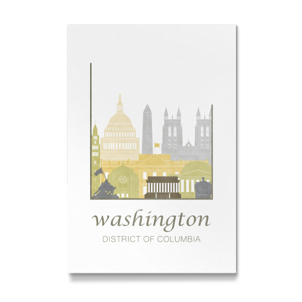 Galerie-Print "Washington DC skyline desert" 30x20 cm artboxONE