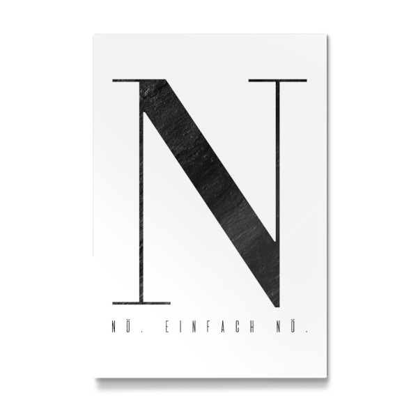 Galerie-Print "Nö. Einfach nö" 30x20 cm artboxONE