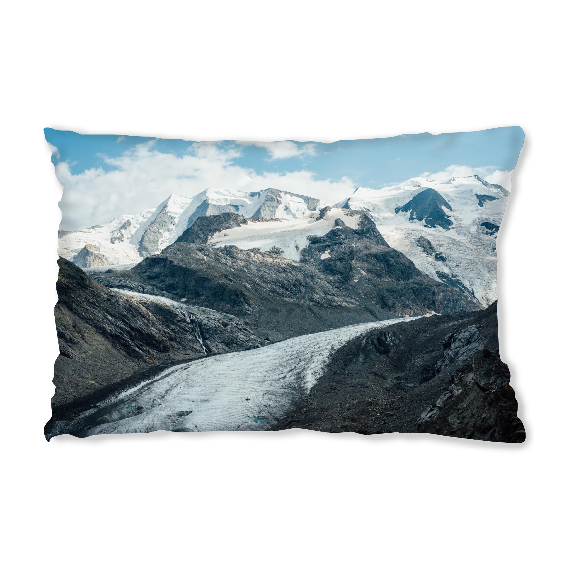 Design-Kissen "Morteratsch glacier" artboxONE - Natur