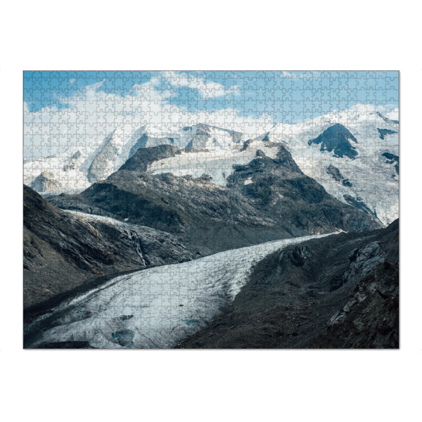 Puzzle Ravensburger "Morteratsch glacier" artboxONE - Natur
