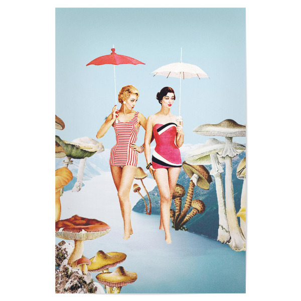 Poster "Let's pretend we're mushrooms" artboxONE - Fiktion