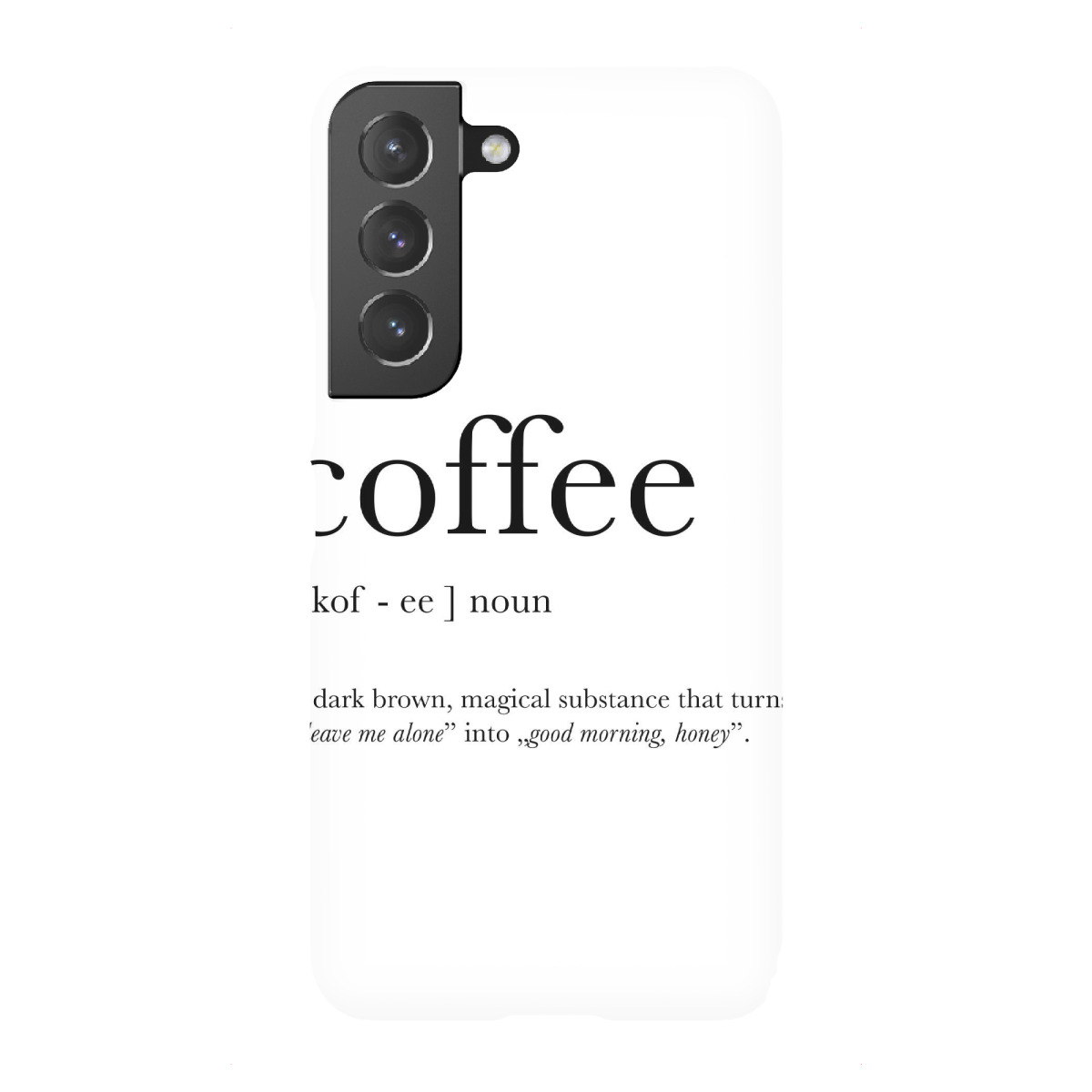 "Funny Coffee Definition"für Samsung Galaxy - Premium-Case Handyhülle artboxONE