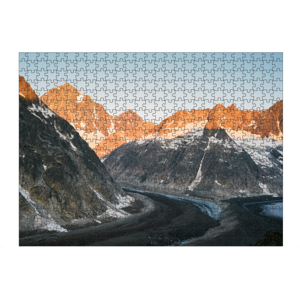 Puzzle Ravensburger "Finsteraarhorn with glacier" artboxONE - Natur
