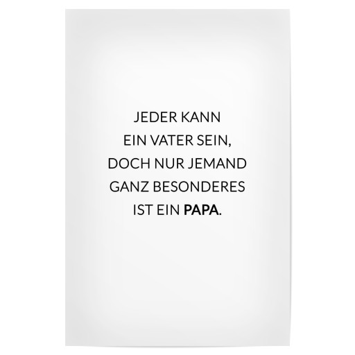 Besonderer Papa