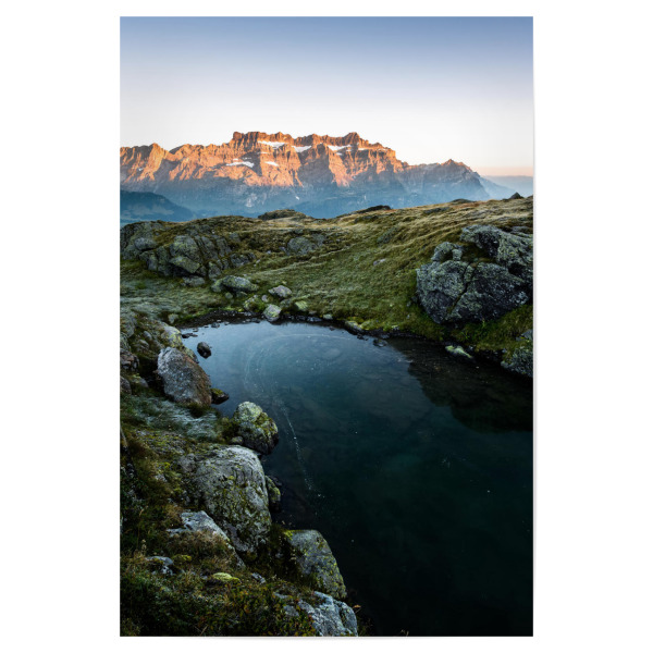 Poster "Milchspueeler sunrise" artboxONE - Natur