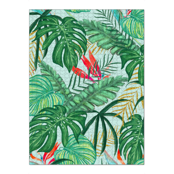 Puzzle Ravensburger "The Tropics | Jungle Botanical" artboxONE - Natur