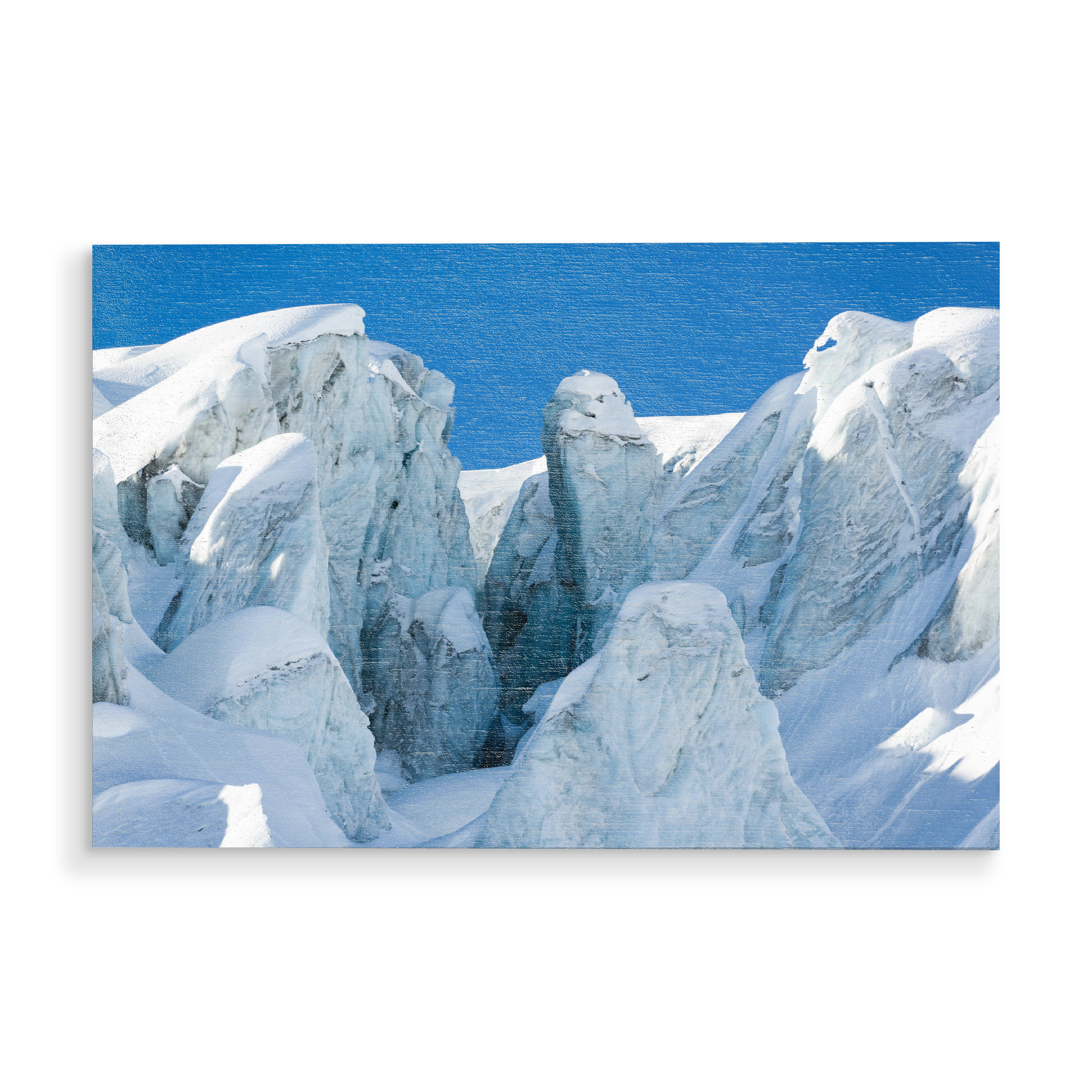 Holzbild "Glacial ice structures" artboxONE - Natur