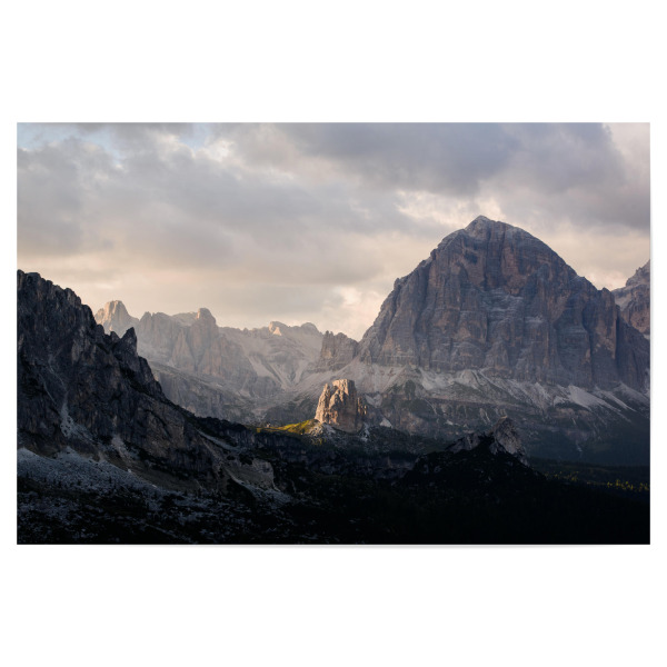 Poster 30x20 cm "Cinque torri at sunset" artboxONE - Natur