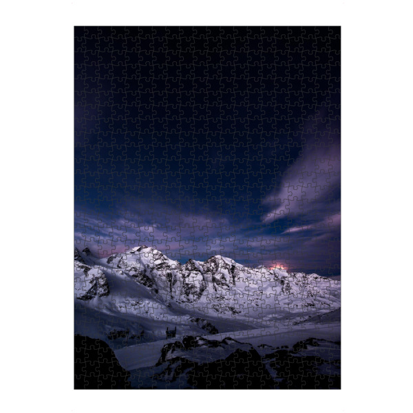 artboxONE Puzzle "Setting moon from Diavolezza" artboxONE - Natur