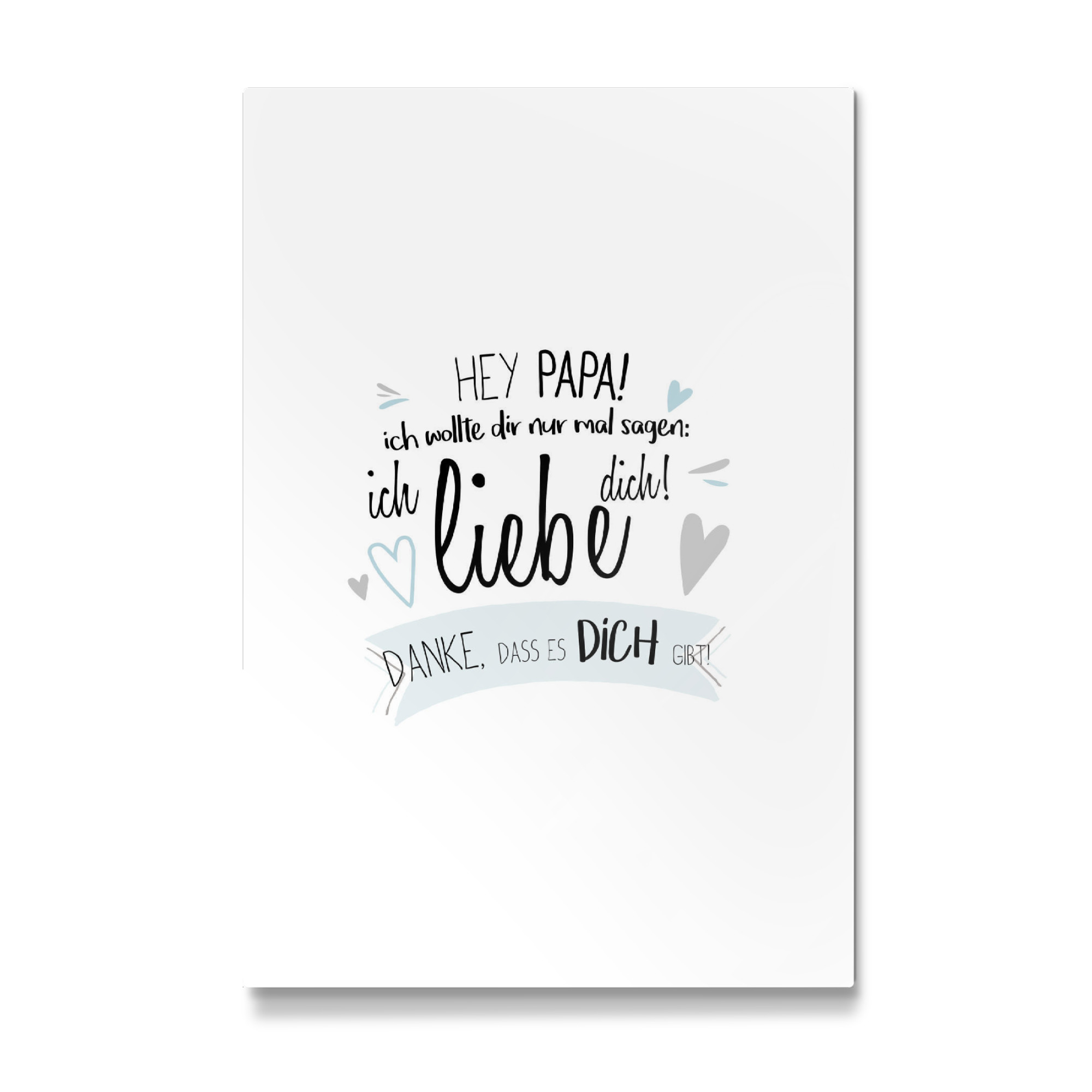 Galerie-Print "Hey Du Papa" 30x20 cm artboxONE