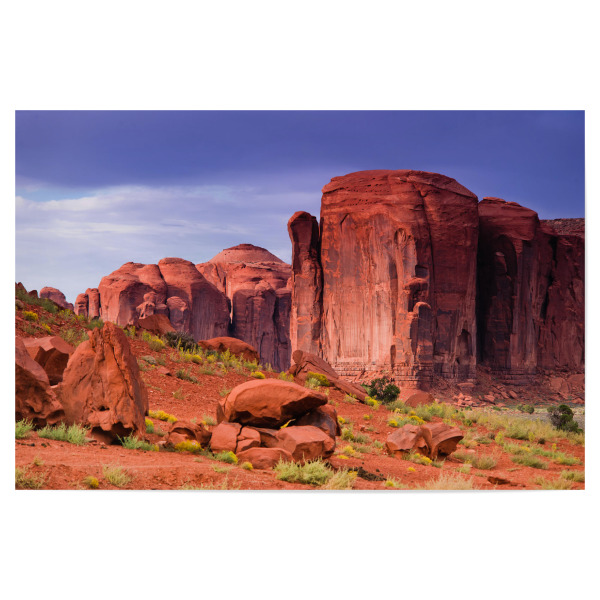 Poster "Scenic view at monument valley" artboxONE - Natur