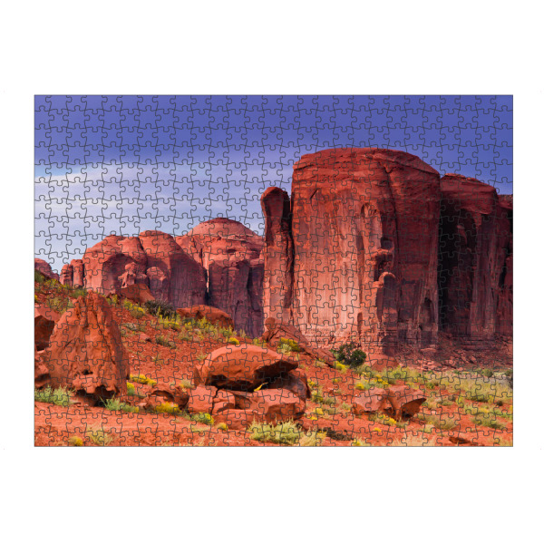 artboxONE Puzzle "Scenic view at monument valley" artboxONE - Natur