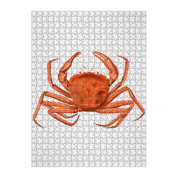 artboxONE Puzzle "Crab - Watercolor" artboxONE - Natur,Für Kinder,Tiere,Essen & Trinken,Reise / Strand und Meer,Liebe,Für Mama,Für Papa,Lustig