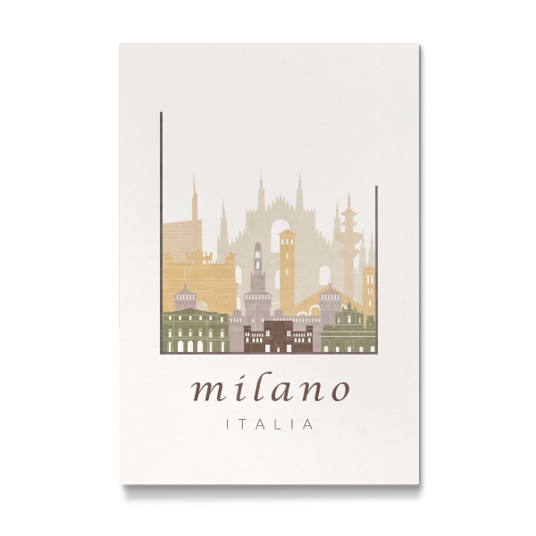 Galerie-Print "Milan rustic skyline" 30x20 cm artboxONE