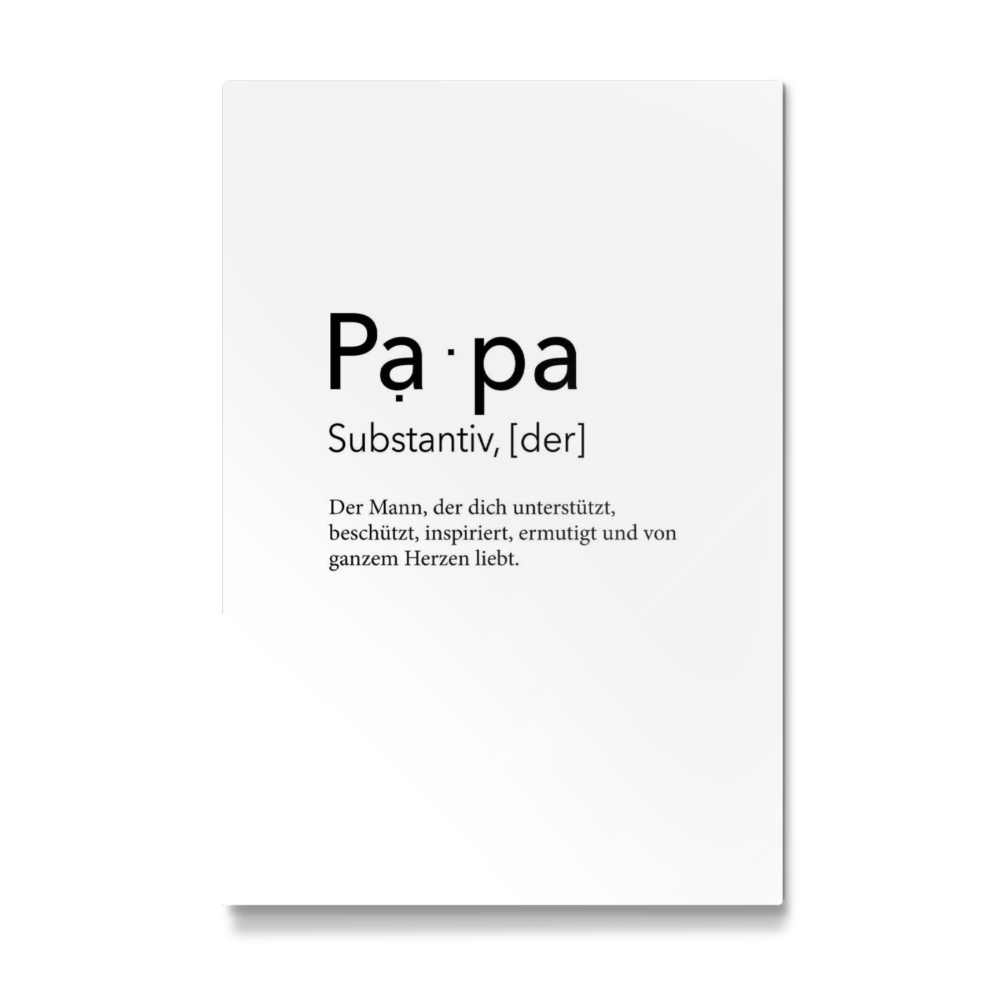 Galerie-Print "Definition Papa Inspiration" 75x50 cm artboxONE