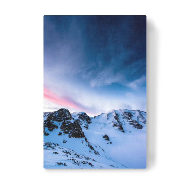 Leinwandbild "Sunrise panorama of Piz Palu" artboxONE - Natur