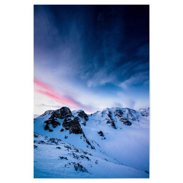 Poster "Sunrise panorama of Piz Palu" artboxONE - Natur