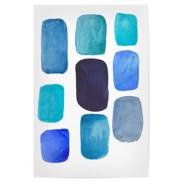 Poster "Cyra no.Six" artboxONE - Abstrakt - Gold,Kupfer,Muster,Abstrakt,Juno,Cyra,Wasserfarbe,Aquarell,Abstrakte wandkunst,Wartezimmer,Wohnzimmer