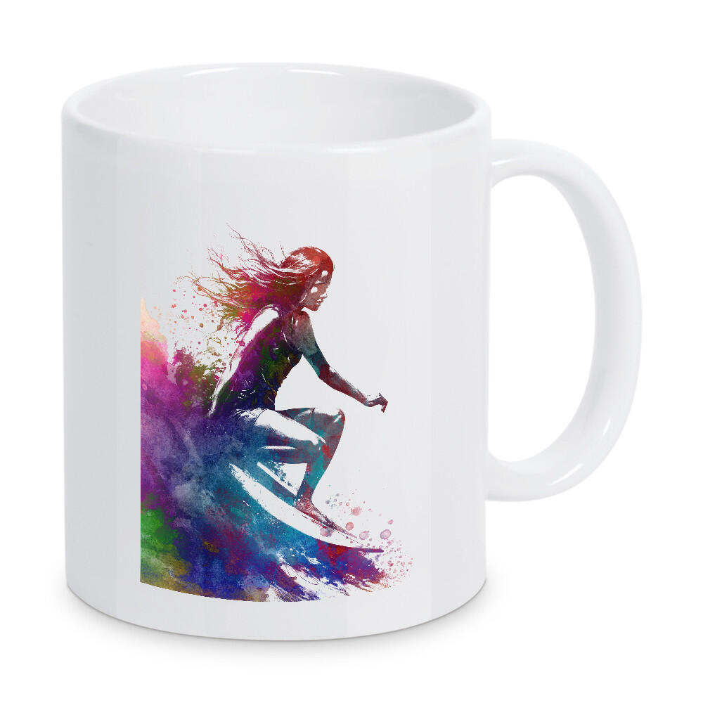 Tasse "Surfersportkunst C" artboxONE - Sport,Sport / Sommerspiele - Surfer,Surfer,Surfen,Sport,Wassersport,Grafik,Illustration