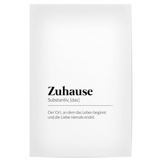 Definition Zuhause Liebe