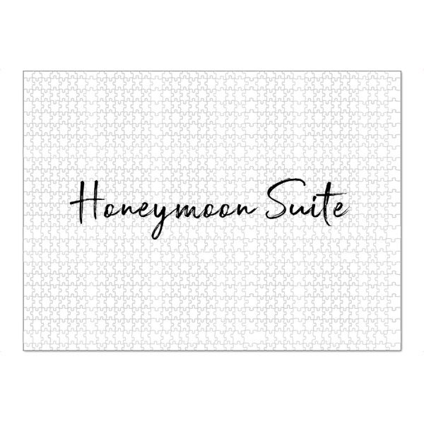 Puzzle Ravensburger "Honeymoon Suite" artboxONE - Typografie,Schwarzweiß,Liebe