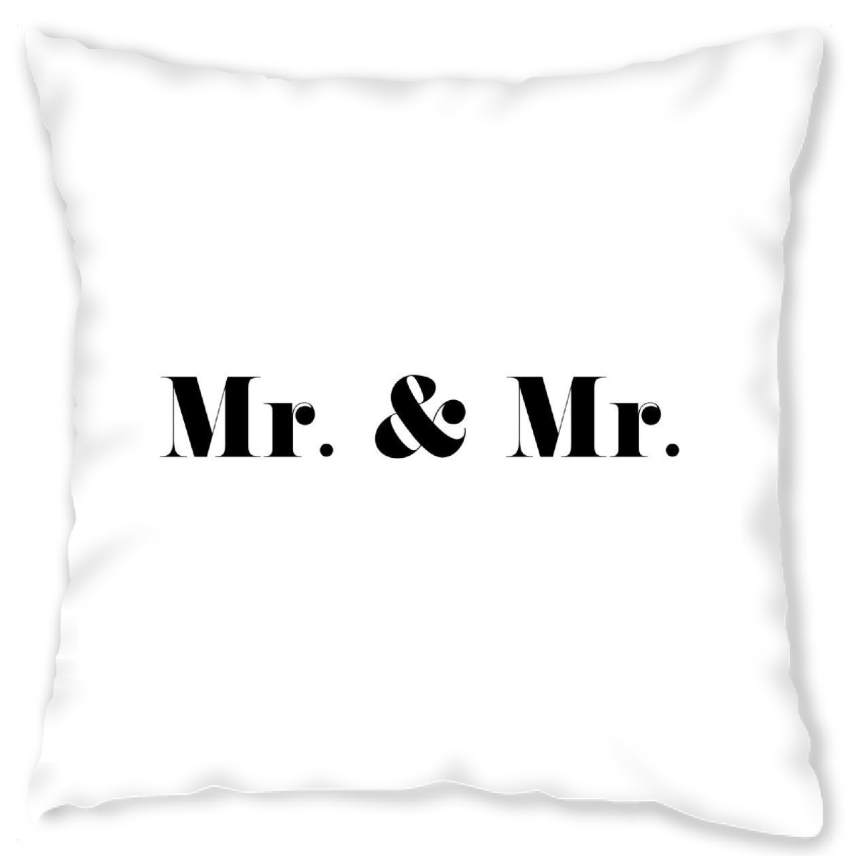 Design-Kissen "Mr. & Mr" artboxONE - Typografie,Schwarzweiߟ,Liebe