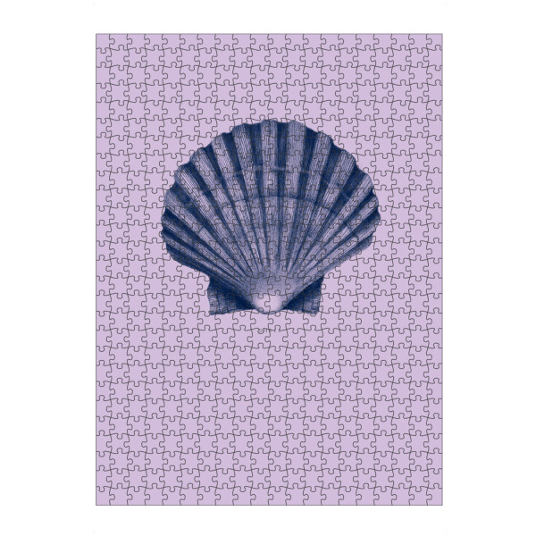 artboxONE Puzzle "Beautiful shell purple" artboxONE - Natur,Floral,Für Mama