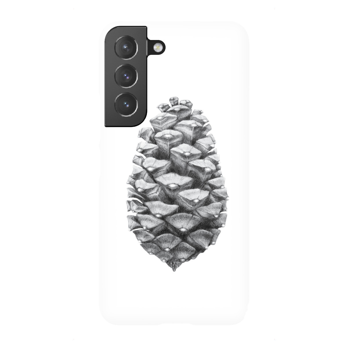 "Beautiful pine cone black"für Samsung Galaxy - Premium-Case Handyhülle artboxONE