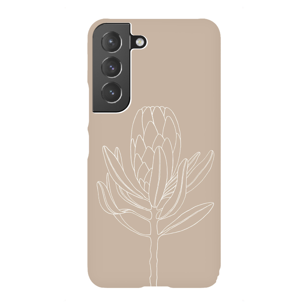 Samsung Galaxy "Beautiful protea beige" Premium-Case Handyhülle artboxONE